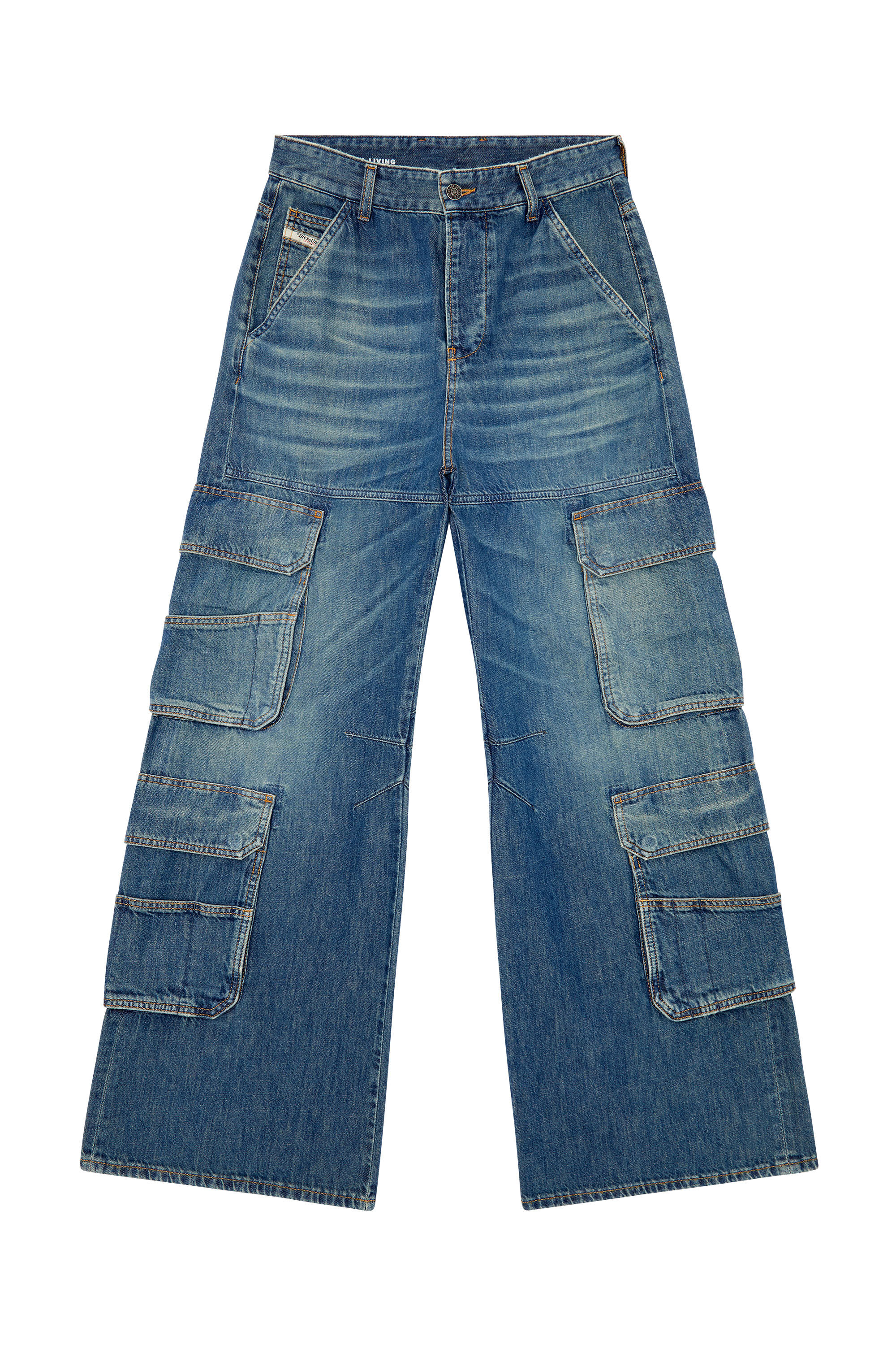 Diesel - Woman's Relaxed Jeans 1996 D-Sire 0NJAN, Light Blue - 2