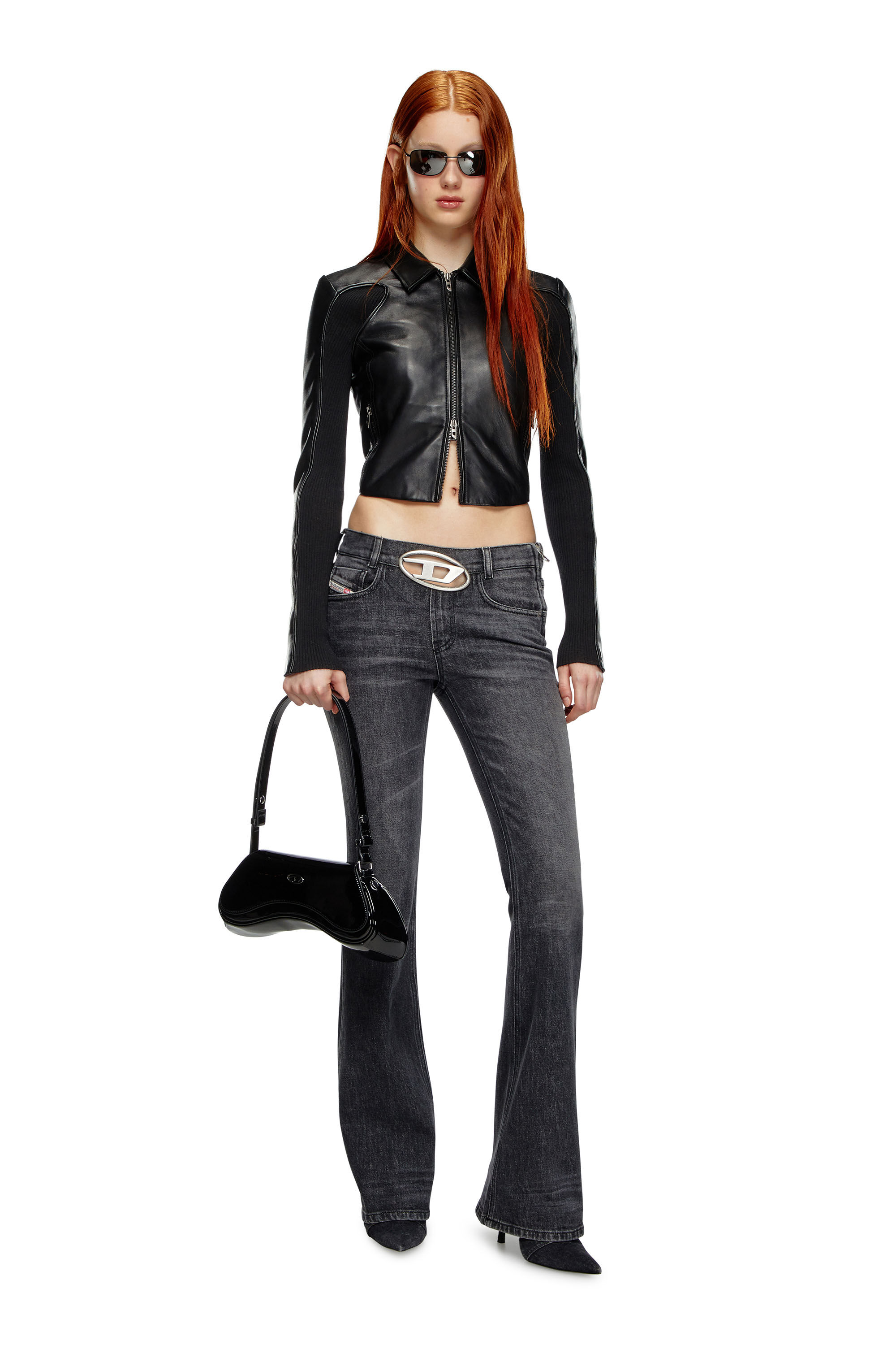 Diesel - Woman's Bootcut Jeans 1969 D-Ebbey 0CKAH, Black/Dark grey - 1